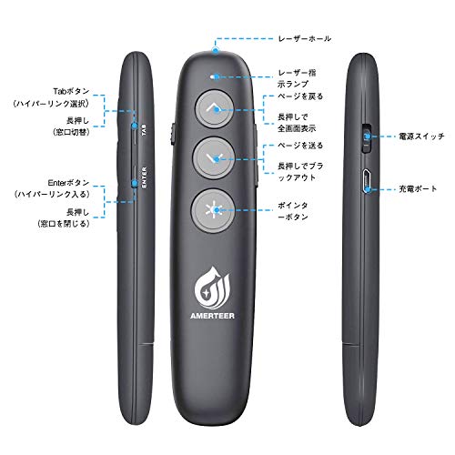 AMERTEER レーザーポインター RF036 の商品画像 2