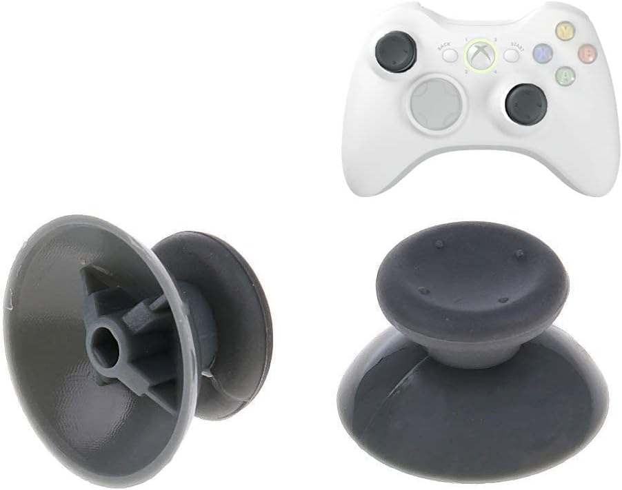 zalati Thumb Grips 2pcs Joystick Cap Thumbsticks Button Cover Compatible with Xbox 360 Controller