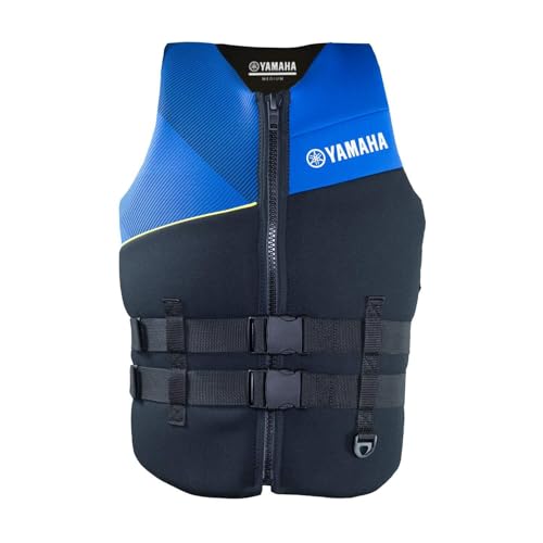Jobe Yamaha Neoprene Schwimmweste Front-Zip Männer Schwarz/Blau (L)