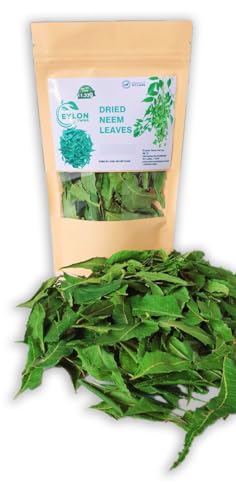 Naturally Grown Dried neem Leaves 0.4 oz Whole