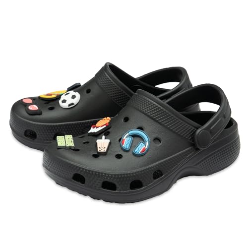 NorthSole Boys Clogs Childrens Sandals - Black - Child UK 2
