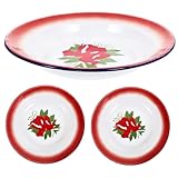 plaque tole emaillee ancienne Plat de service pour barbecue - une pendaison de crémaillère attentionnée et unique pour vos collègues et amis, assiette de nourriture