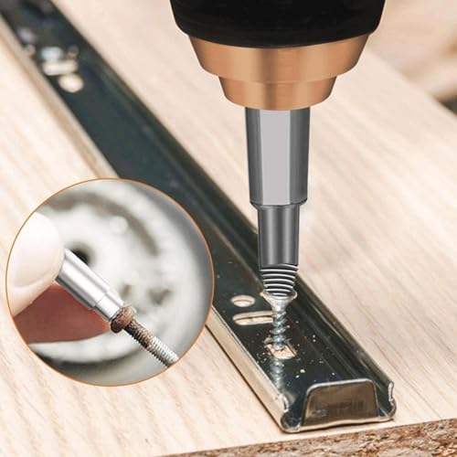 22 Stück Schraubenausdreher für beschädigte Schrauben, Fixinus Bohrschrauber Schraubendreher Schraubentfernungssatz Zubehör für Entfernen von gebrochenen Bolzen