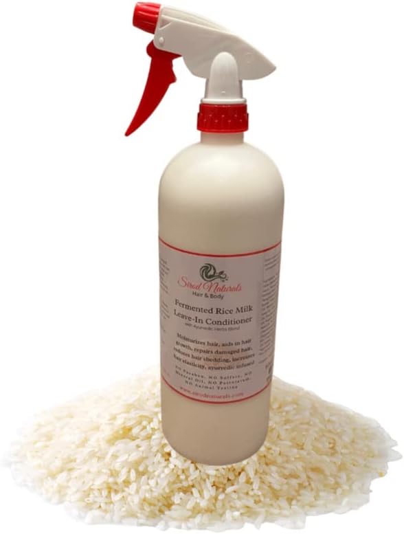 Fermented Rice Milk Leave-In Conditioner with Ayurvedic Herbs Blend