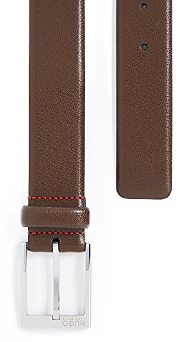 Image of HUGO Men's Gellot Grainy Leather Dress Belt