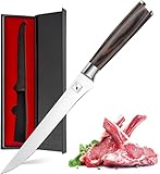 imarku Boning Knife, 6-Inch Fillet Knife with Razor Sharp High Carbon Stainless Steel and Pakkawood Handle for Meat and Poultry