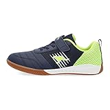 kangaroos schuhe mädchen Verschluss: Klettverschluss KangaROOS Unisex Kinder Super Court Ev Sneaker, Dark Navy Lime 4054, 35 EU