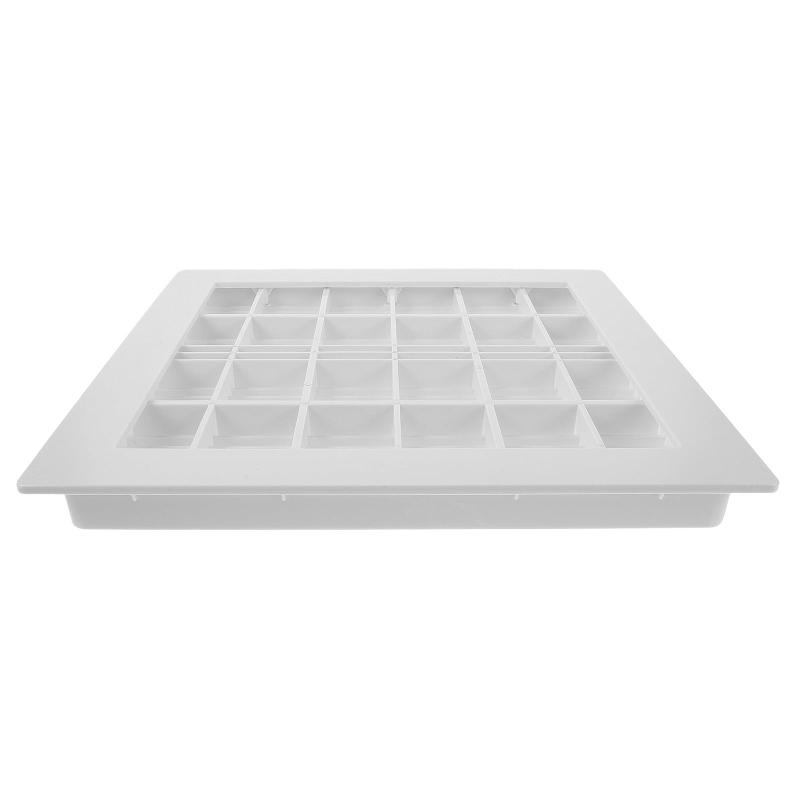 Genérico Desagüe Cuadrado de Piscina 30x30 CM en ABS Blanco para Control