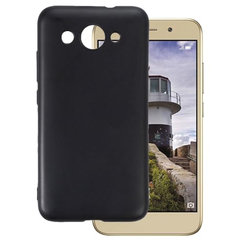 OAGELIM Funda Compatible con Huawei Y3 2018 Case Antigolpes con Cubierta Protectora Flexible de TPU Suave y Resistencia a Arañazos con Protección (Negro)
