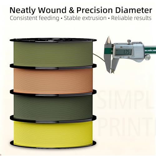 Image of IEMAI Olive Green Matte PETG Filament 1.75mm 1kg Compatible with Bambu Lab