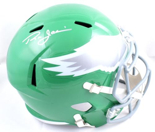 Ron Jaworski Autographed Eagles F/S Alternate 2023 Speed Helmet- Beckett W Holo