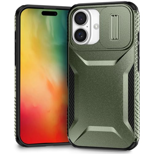 Coque iPhone 16 Plus verte idéale pour les activités extérieures et rando