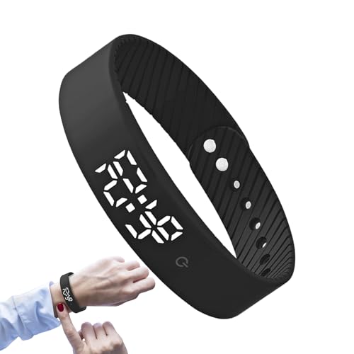 Dayysiuy Pulsera De Alarma Vibratoria, Reloj Digital De Muñeca con Despertador,...