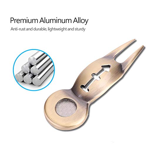 VGBEY-Herramienta-Divot-de-Golf-3-en-1-Herramienta-Multifuncional-de-reparacion-Verde-con-Marcador-de-Bola-Reparacion-de-Divot-de-Golf-de-Tono-Tenedor-de-aleacion-de-Aluminio