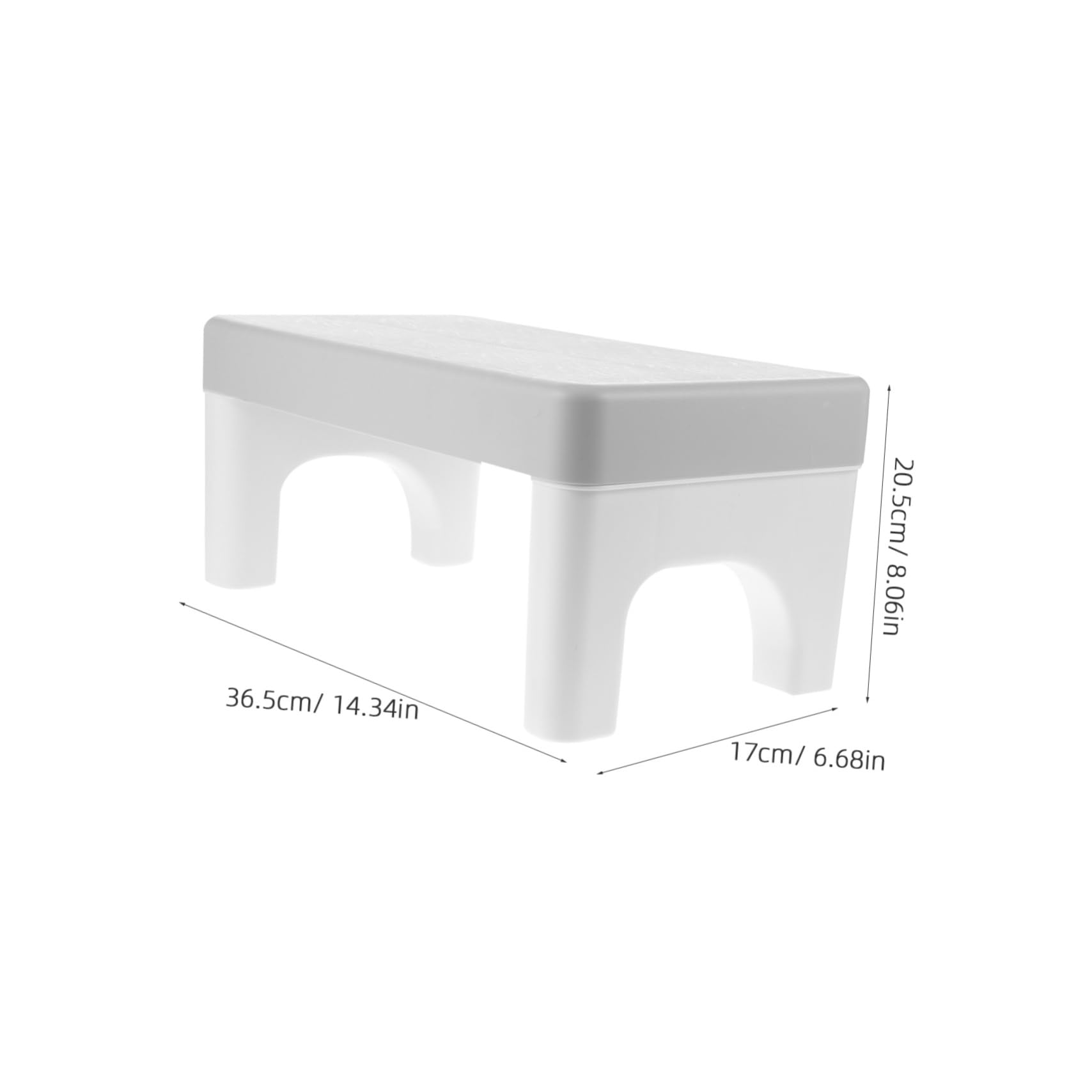 BESTYASH Pp Material Squatting Stool Bathroom Step for Pooping Comfortable Footrest Design