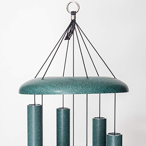 Corinthian Bells By Wind River – 50 Inch Green Wind Chime For Patio, Backyard, Garden, And Outdoor Décor (Aluminum Chime) Made In The Usa #TOP4
