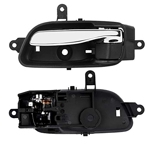Inside Door Handle Left Driver Side Front or Rear Replacement for 2013 2014 2015 2016 2017 Nissan Altima Sedan Pathfinder Titan, Interior, 80671-3TA0D - Thumbnail 4