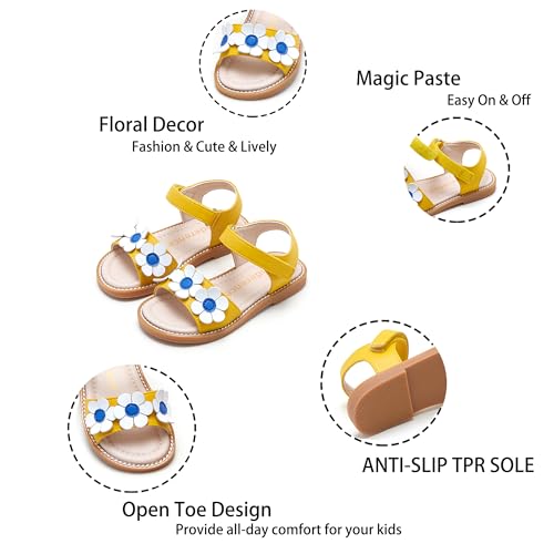 Image of Kiderence Toddler Girls Sandals Little Girls Kids Shoes Girls Sandals Toddler