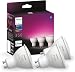 Philips Hue White & Color Ambiance GU10 LED Spot 3er Pack (350 lm), dimmbare LED Lampen f&uuml;r das Hue Lichtsystem mit 16 Mio. Farben, smarte Lichtsteuerung &uuml;ber Sprache und App