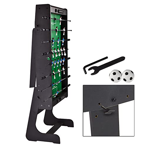 DEMA Klapp Kicker Folding Soccer Light - Tischkicker, Kickertisch, Tischfußball - klappbar, robust, langlebig - Kinder, Freizeit, Spielzimmer, Outdoor – Bild 4