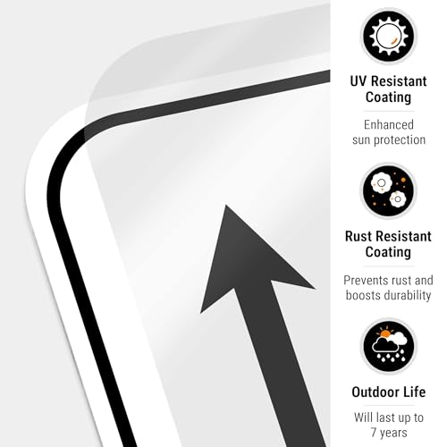 Image of Package Delivery Sign, Delivery Instructions All Package To Back Door Sign, 12x18 Inches, Rust Free .063 Aluminum, Fade Resistant, Made in USA