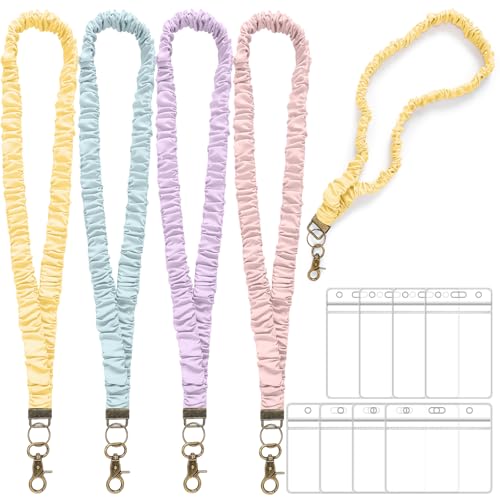 Cordon chouchou extensible SATINIOR pour ne plus jamais perdre vos badges