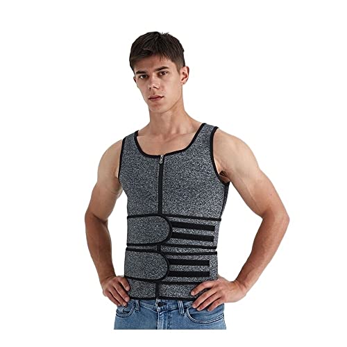Chaleco de sauna para hombre con doble capa reductora y soporte lumbar XL 2