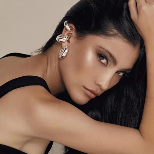 Image of Ear Cuff Set Non Piercing Stackable Clip On Earrings