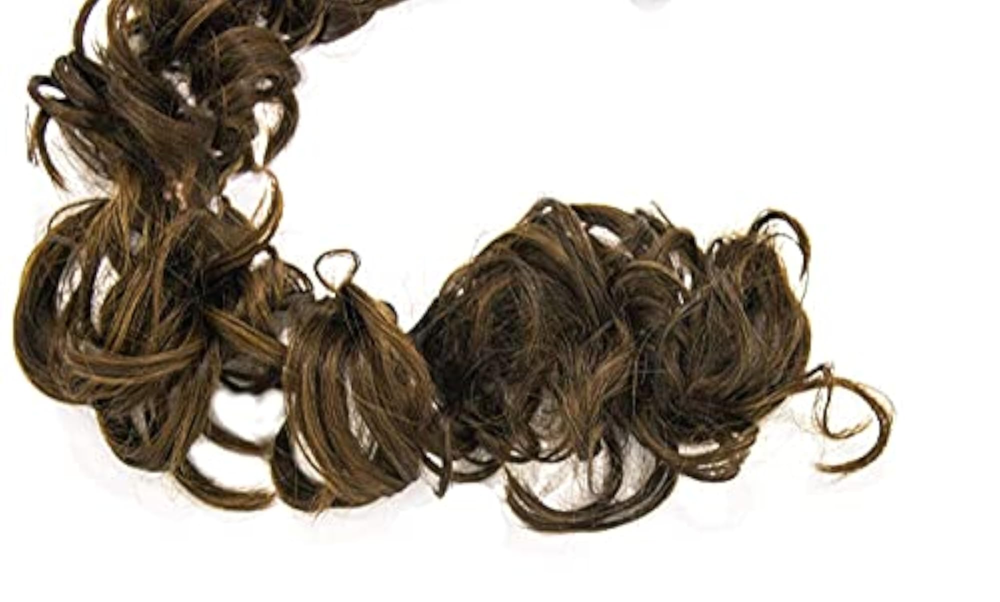 Synthetic Hair Bun Making and Ponytail Making Frill Extension