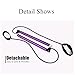 DCYMI Fitness Sport Pilates Bar Kit Gym Workout Stick Pilates Exercise Bar Kit with Resistance Band Body Building Puller Yoga Rope