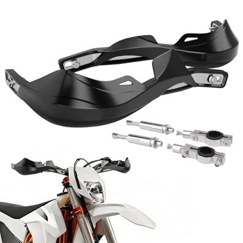 Protege Main Moto, Protection Main Moto pour Guidon Moto 22mm 28mm Surron Beta 50 CRF XR YZF XC KX 125 150 250 300 Ebike Quad Pit Bike Motocross Enduro-Noir