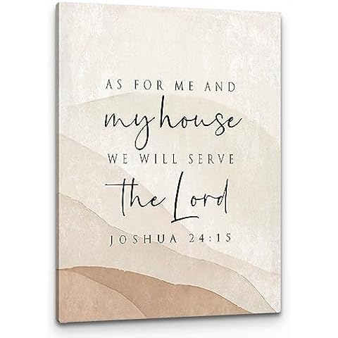 PHAMTE Wall Art with Bible Verse Cover