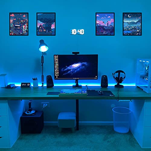 Qqqdada Japanese Wall Art Prints Set Of 6 Comic Wall Art Starry Sky Posters Skyline Mount Picture Canvas Art Painting For Living Room Boys Room Bedroom Wall Decor (8"X10" Unframed) #TOP4