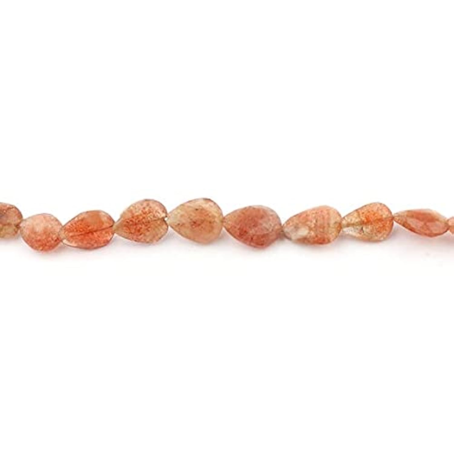 Pierre de soleil briolettes pour remplacer des perles ternes par des gemmes