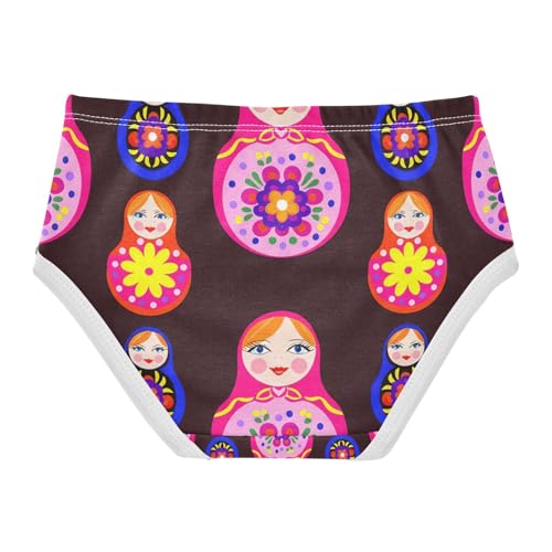 Colorful Russian Nesting Dolls Toddler Girls's Underwear 2T 202c11792