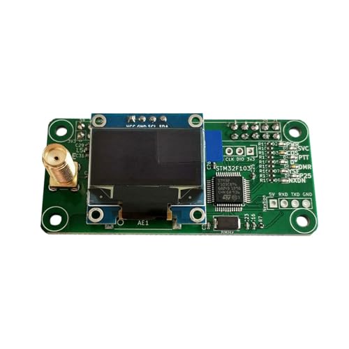 Image of AURSINC MMDVM Hotspot Board (V1.5.2) + Antenna Support UHF VHF Support P25 DMR YSF DSTAR NXDN POCSAG for Raspberry Pi-Zero W, 2W, Pi 3, 3B, 3B+, 4 (with OLED)