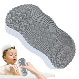 Yianyal Spugna di lavaggio del bambino,spugna da bagno per,Spugna da bagno a doppia faccia per - Schiuma da bagno, da bagno per bambini, purificatore del corpo per purificatore del