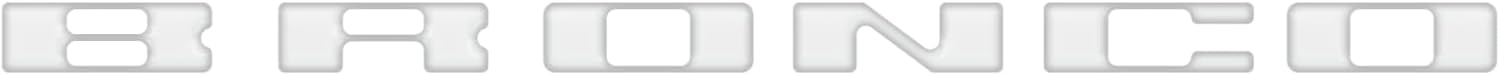 Passenger Dash Letter Inserts - Compatible with 2025-2026 Bronco Sport