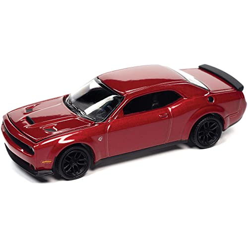Dodge Challenger Hellcat 2018 Auto World AWSP088A pour collectionneur de miniatures