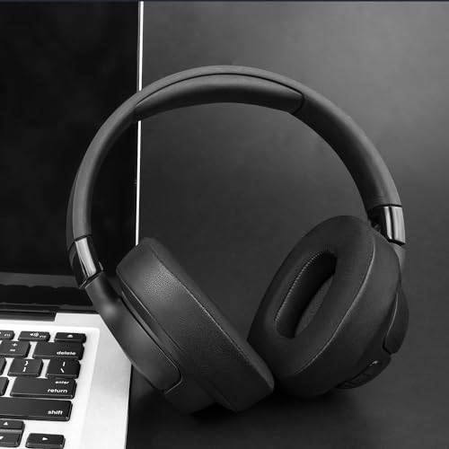 Image of SOULWIT Earpads Replacement for JBL Tune 700(700BT) /710(710BT) /720(720BT) /750(750BT,750BTNC) /760(760NC) /770(770NC) Headphones, Ear Pads Cushions with Softer Noise Isolation Foam - T700 CG Black