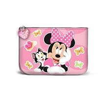 Disney Minnie Maus Kitten-Kleines Quadratisches Geldbörse, Rosa, 13 x 10 cm