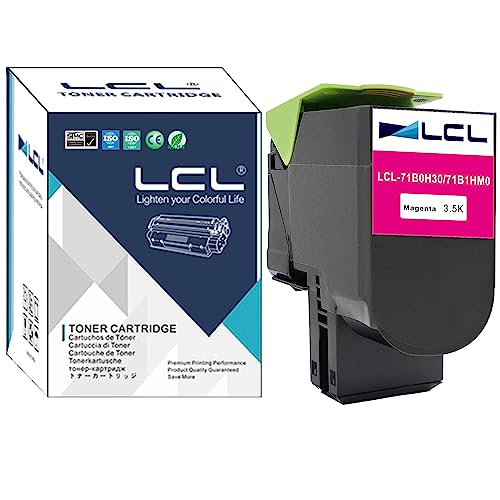 LCL Remanufactured Toner Cartridge Replacement for Lexmark 71B0H30...