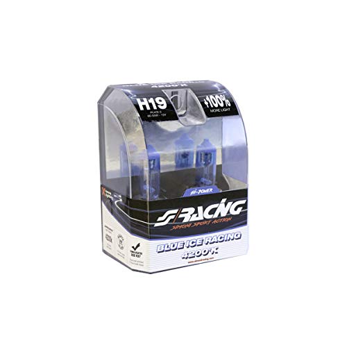Simoni Racing Halogen Birnen ’Blue Ice Racing’ H19 (PU43T-3) (4200K) 12V/60-55W, Satz à 2 Stück ECE-R37