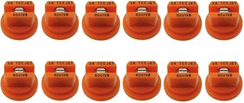 TeeJet XR Extended Range Spray Nozzle XR8001VS - 80° - 0.1 GPM (Pack of 12)