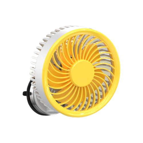 Household Wall Mounted Fan - Portable USB Air Circulator | 3000mAh Rechargeable Suction Cup Model...