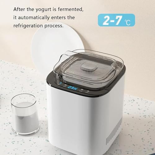 Macchina automatica per yogurt, controllo intelligente della temperatura, capacità 800 ml per yogurt greco e vegano fatto in casa