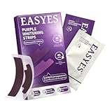 EASYES Lot de 28 bandes de blanchiment des dents violettes pour correction de la couleur, application sèche et humide, neutralisation instantanée de la couleur, protège l'émail des dents, ajustement