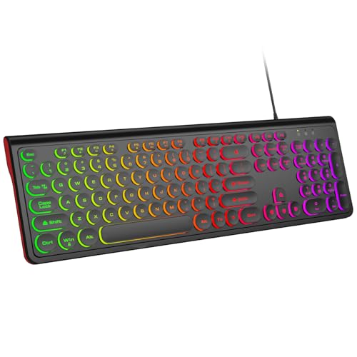 Dilter USB Wired Computer Keyboard with Backlit - Full Size...