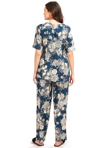 Image of AV2 Women Rayon Printed Maternity Top & Pyjama Set -4050