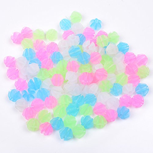 KLOUD City® Assorted Colors Bike Bicycle Wheel Spokes Luminous Plastic Clip Bead/Spoke Decorations